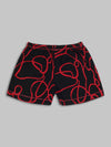UrGear Red Trendy Printed Girls Bottomwear