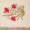 Abeer Hand Block Floral Printed Cotton Kitchen Towel, Quick Drying, Light Weight Red-40 cm. x 60 cm.