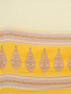 Ahika Women Yellow Orange Printed Kurta With Palazzos Dupatta