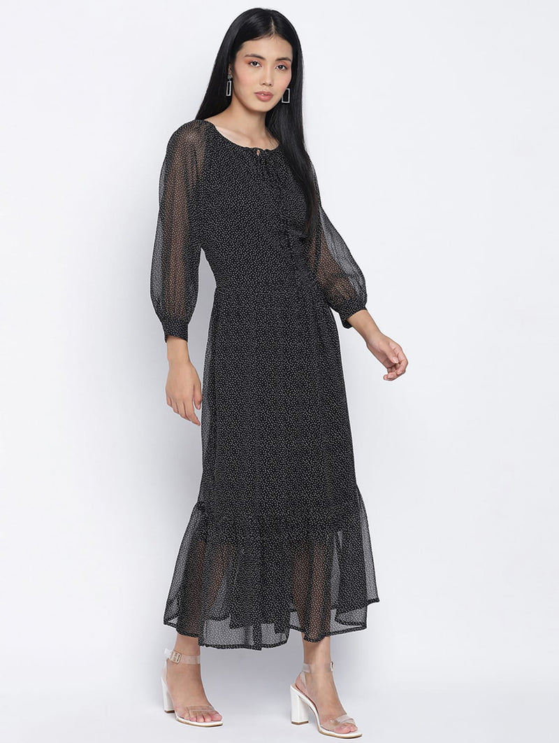 Starblaze Black Lining Meld Women Dress