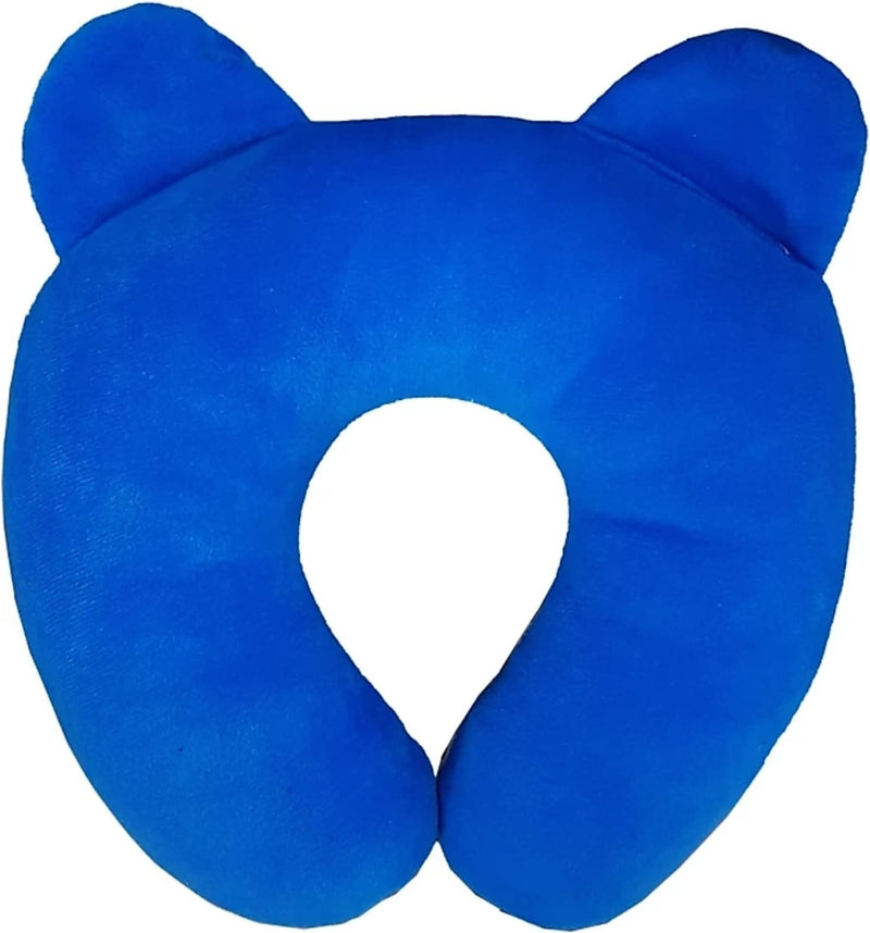 Brandonn U Shaped Baby Pillow With Soft Cushion Neck Pillow For Sleeping Crib Bedding-Dark Blue