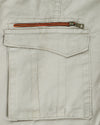 Cargos with Neon Zip and 6 pockets-Grey