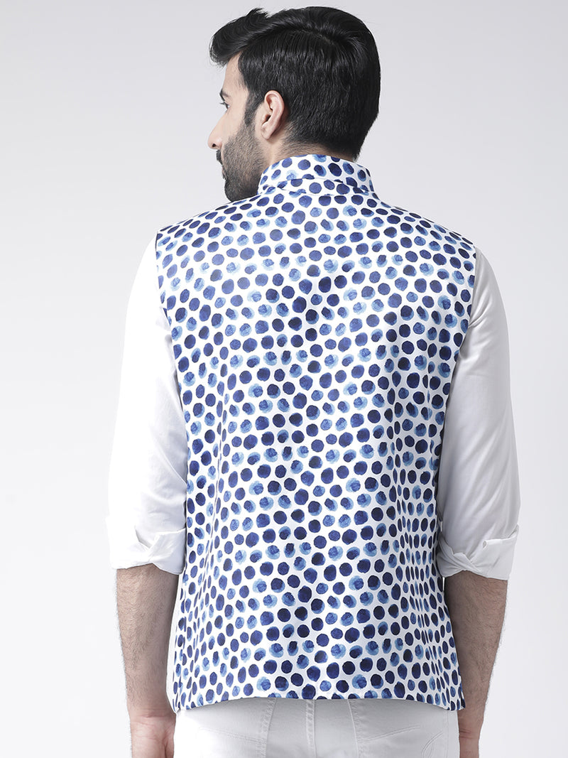 Hangup Men Standard Printed Men's Indian Wear-100APrintedNehru