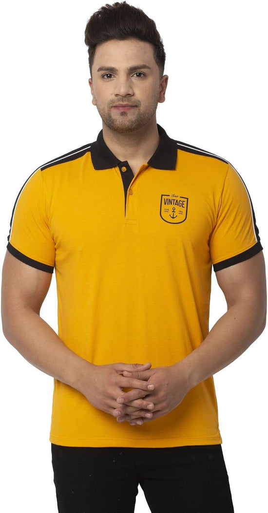 100% Cotton Yellow Polo - Tradyl - 