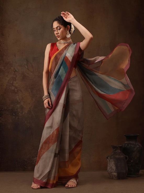 Subtle Grace Drape Saree-SZ-AASI-2211