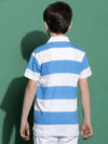 Lil Tomatoes Boys Cotton Polo T-shirt-GBT-S24-1406_BLUE_30