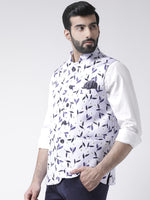 Hangup Men Standard Printed Men's Indian Wear-104APrintedNehru