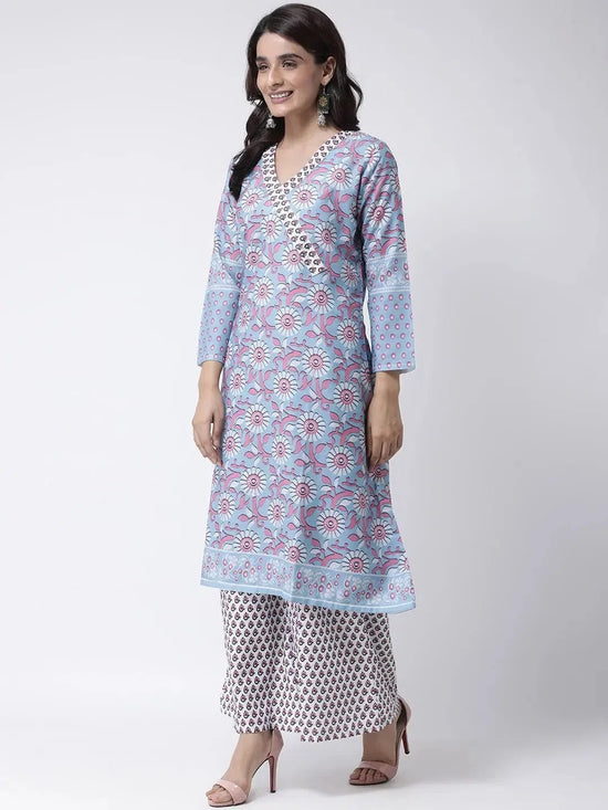 Hangup Women Standard Printed Indian Ethnic Set-X41_3Pc_KurtaSet