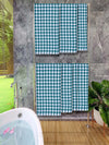 Athom Living Premium Gamcha Bath Towel 65 x 135 cm Pack of 6 Multicolored checkered-ATZ-BT-1E-C6