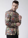 Hangup Men Standard Printed Men Formalwear-D124_5Button_Blazer