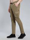 Jogger Cargos with Elastic waist and 6 pockets-Beige-HC4013-30