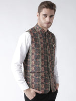 Hangup Men Standard Printed Men's Indian Wear-20APrintedNehru