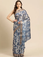 Luxury & Embellished Saree-SZ-DAISY-BU-1990