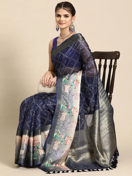 Heritage Artistry Allure Saree-SZ-DGBARFI2-NB-2036