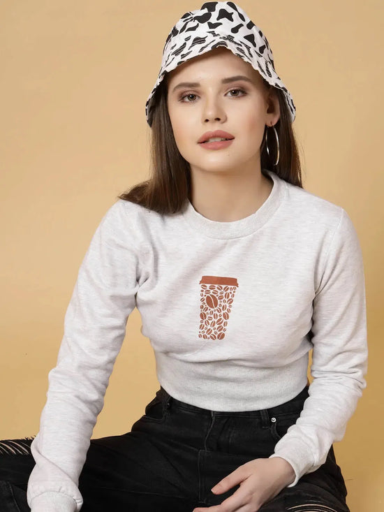 Rigo Printed Crop Sweatshirt-WSW052-1096-L