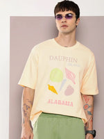 Dillinger Off White Graphic Oversized T-shirt-DLMOV274WWHT-S