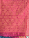 Shocking Pink Cotton Saree With Zari Borders-MA66BCT43830042