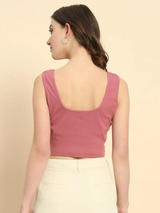 Pink Bustier Top