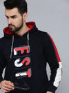 Men Blue Solid Sweatshirt-OD-6012-Navyblue