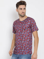 Hangup Men Standard Printed T-Shirts-28T_Henley_Print_TShirt