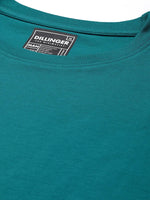 Dillinger Men's Green Plain T-Shirt