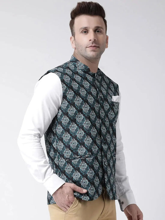 Hangup Men Standard Printed Men's Indian Wear-141A_Printed_Nehru