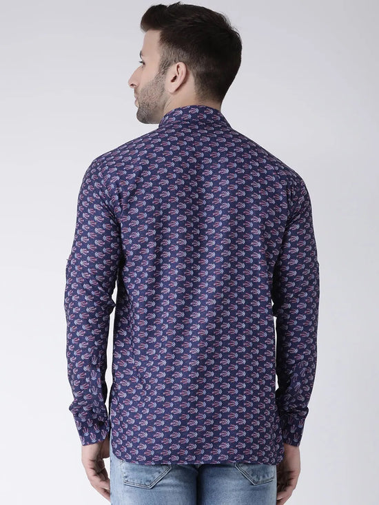 Hangup Men Slim Printed Men's Indian Wear-K1ShortKurta