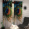 Home Sizzler 2 Piece Digital Print Door Curtain - 7 Feet Long, Multi