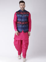 Hangup Men Standard Printed Men's Indian Wear-112APrintedNehru