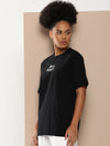 Difference of Opinion Black Graphic Oversized T-Shirt-DOWMN306BLK-XS