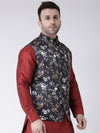 Hangup Men Standard Printed Men's Indian Wear-116APrintedNehru