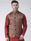 Hangup Men Standard Printed Men's Indian Wear-117APrintedNehru