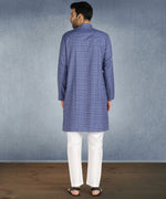 Hangup Men Standard Printed Men's Indian Wear-ST1011272_Blue_Lkurta