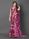 Saree Mall Women's Dola  Magenta Printed Designer Saree With Blouse Piece-UNVRSE05C