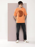 Dillinger Brown Graphic Oversized T-shirt-DLMOV256CAR-S