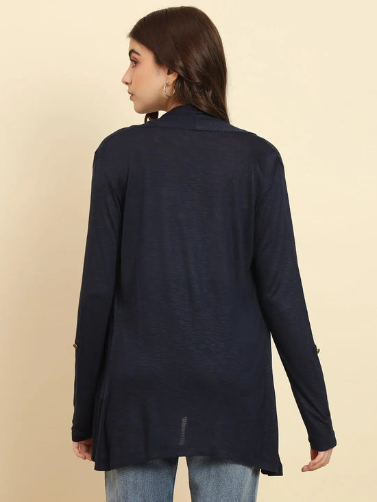 Navy Blue Cool Shrug