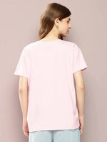 Dillinger Pink Graphic Boxy Regular T-Shirt-WMNCR522PINK-XS