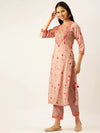 Women's Purple Printed Kurta Sets-GW-2698-Mauve