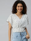 Women White Printed Crop Styled Back Top-AE-10180-Whitenavyblue