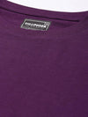 Dillinger Men's Purple Plain T-Shirt