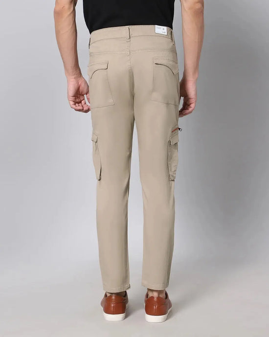 Cargos with Neon Zip and 6 pockets-Beige-HZC9111-30