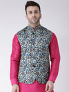 Hangup Men Standard Printed Men's Indian Wear-121APrintedNehru