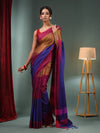 Multicolour Blended Silk Handwoven Soft Saree-MA50BSL01530144