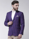 Hangup Men Standard Checkered Men Formalwear-D74CheckBlazer