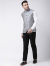 Hangup Men Standard Solid Men's Indian Wear-126AJacquardNehru