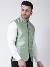 Hangup Men Standard Solid Men's Indian Wear-128AJacquardNehru