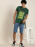 Dillinger Green Graphic Regular T-Shirt-DLCR18118DGR-S