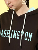 Dillinger Brown Oversized Hooded Sweatshirt