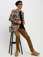 Men Multi Printed Blazer-SOBLZ-85-04-Multi