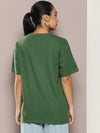 Dillinger Green Graphic Oversized T-Shirt-WMNCR470DGR-XS